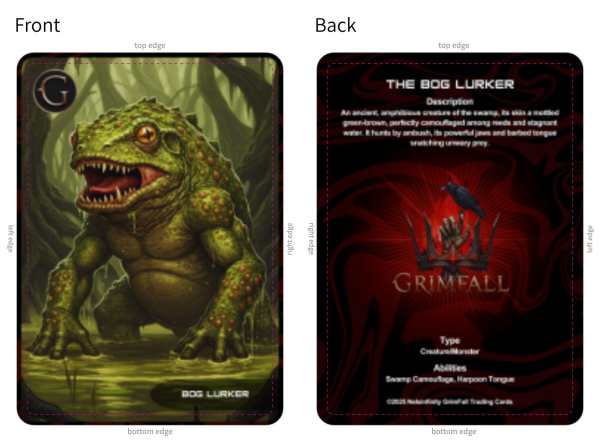 Nels GrimFall TCG Set #1